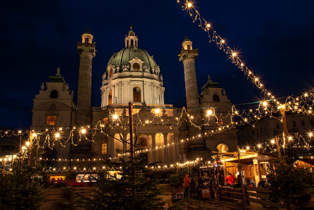 Traditional Christmas Market in Vienna