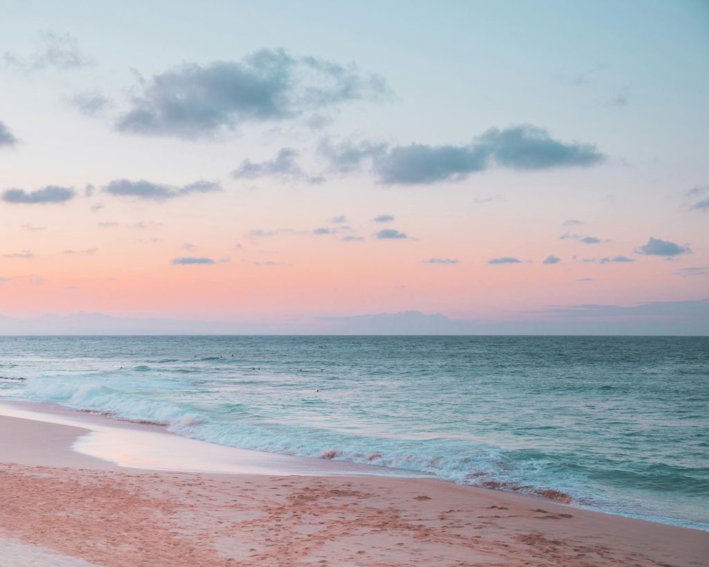 Pink sands beach, Bahamas