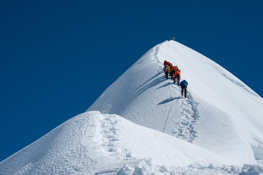 Island peak is one of the most popular trekking peak in Nepal - Blue Ribbon Travel