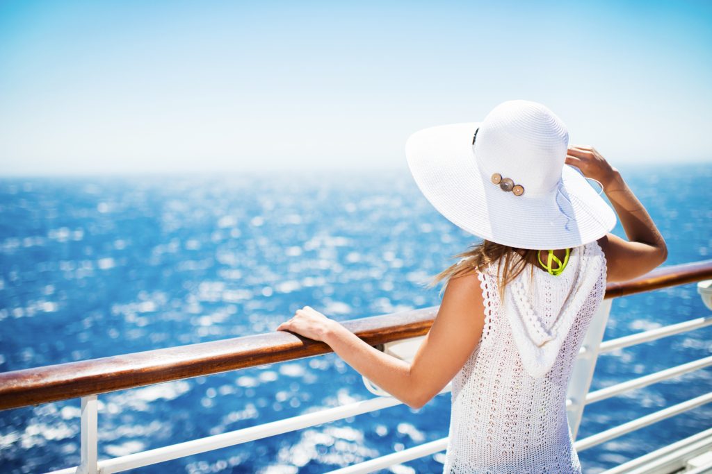 Woman on solo cruise - Blue Ribbon Travel
