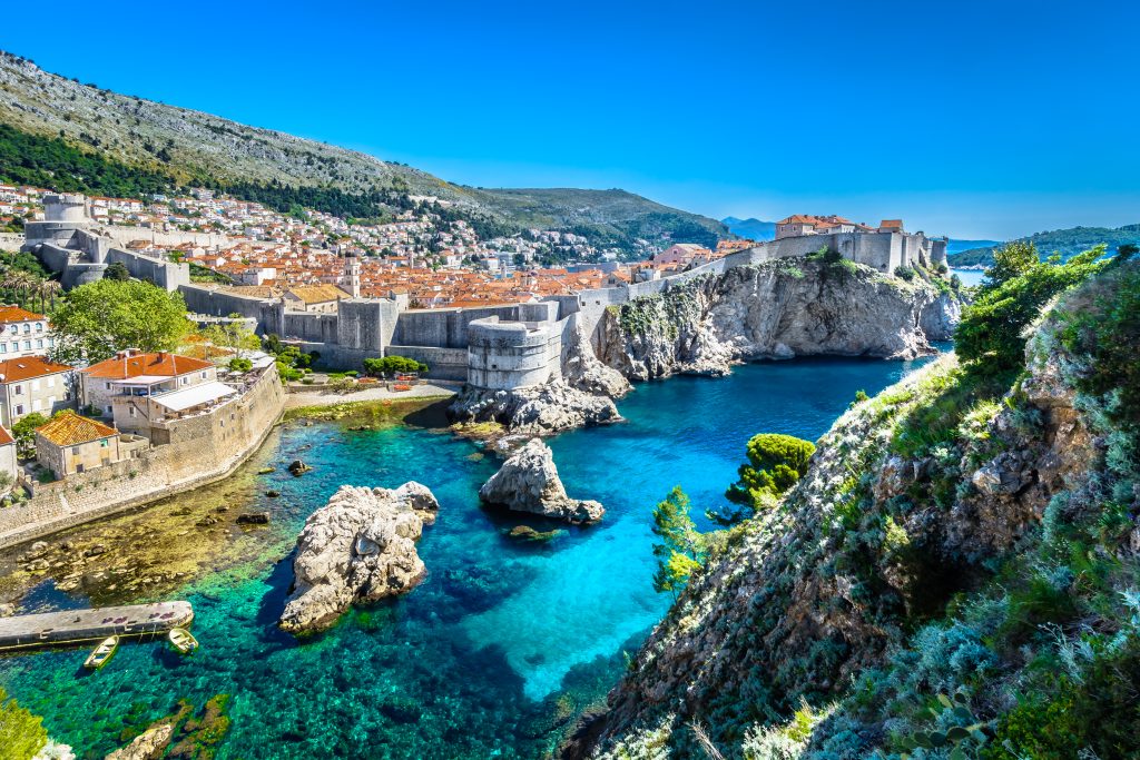 Aerial panoramic view at famous european travel destination, Dubrovnik - Blue Ribbon Travel